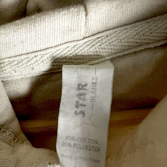 Post Malone Twelve 12 Carat Cream Tour Hoodie Official Post Malone Merch Med - Picture 4 of 5